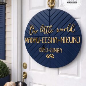 Personalized Family Name Plate