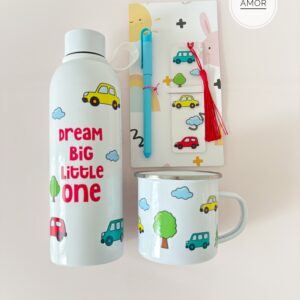 Personalized kids bottle and mug combo